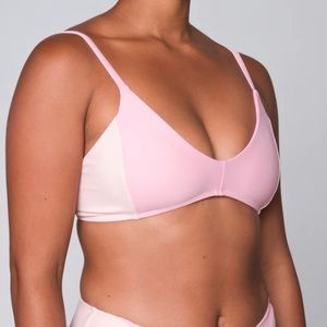 Seea Vega Pink Bikini Top S New